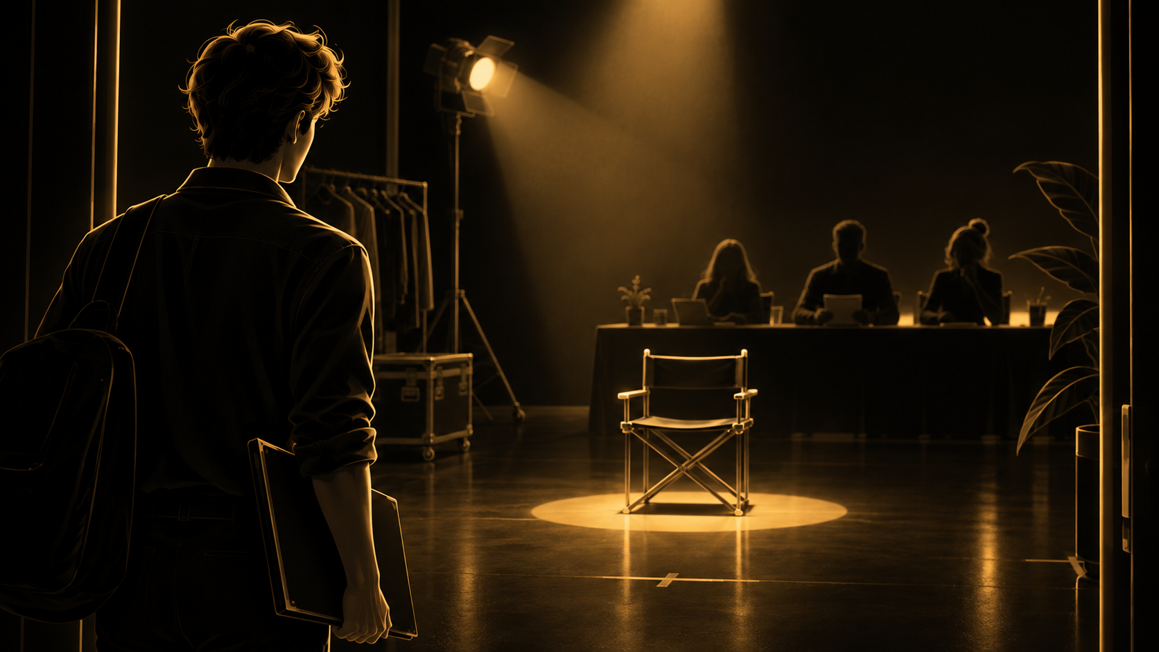 Talent preparing to apply for casting without previous experience
